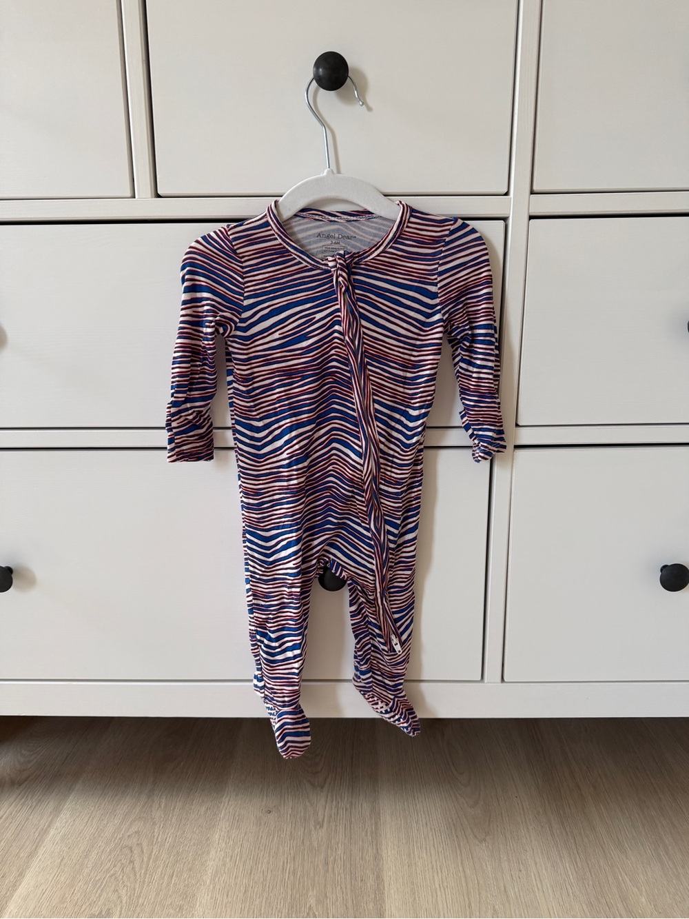 Buffalo Bills Zubaz Bamboo Baby Footie Pajamas 3-6 Months